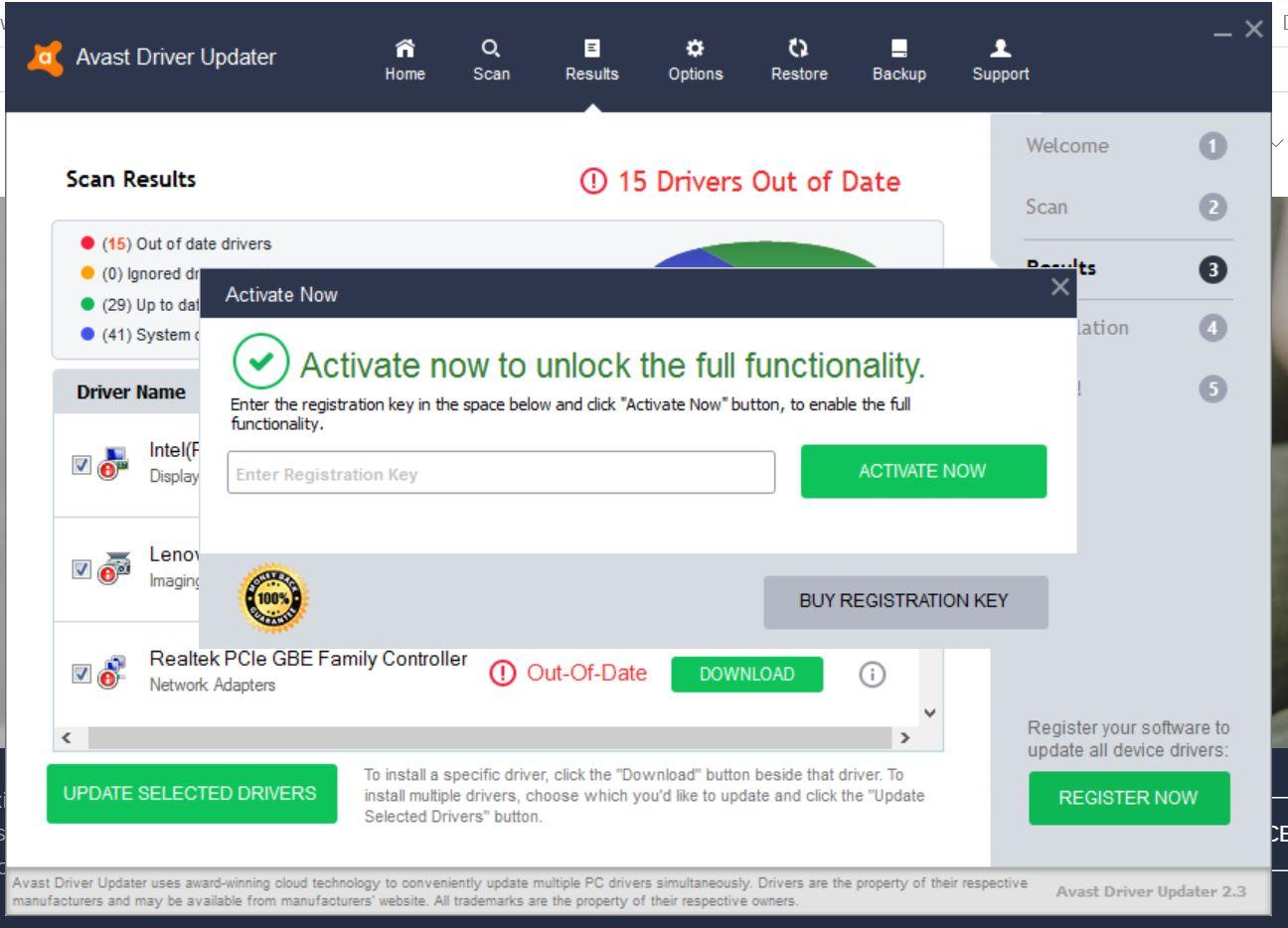 Avast Driver Updater Activation Key
