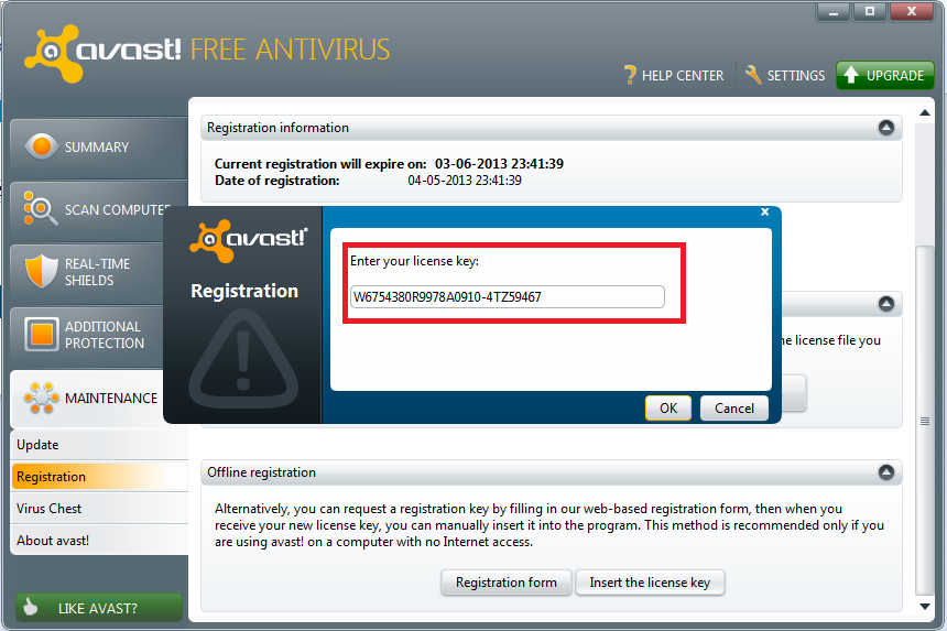 Avast Internet Security Activation Code 2038