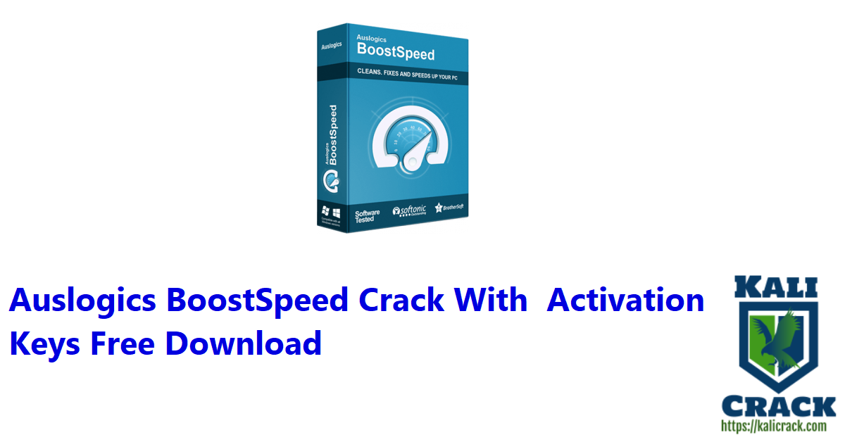 Auslogics BoostSpeed Crack With Activation Keys Free Download