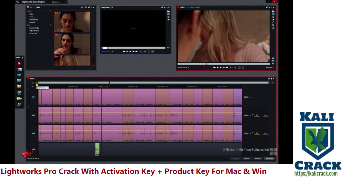 Lightworks Pro Crack With Activation Key + Product Key For Mac & Win