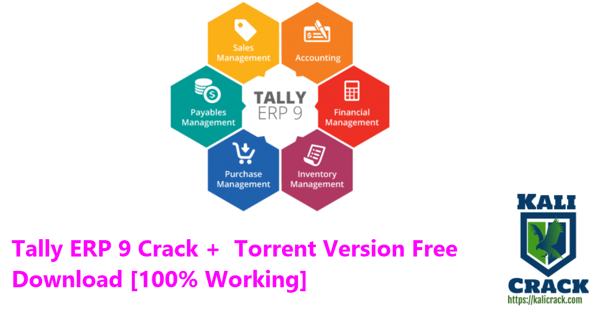 Tally ERP 9 Crack +  Torrent Version Free Download [100% Working]