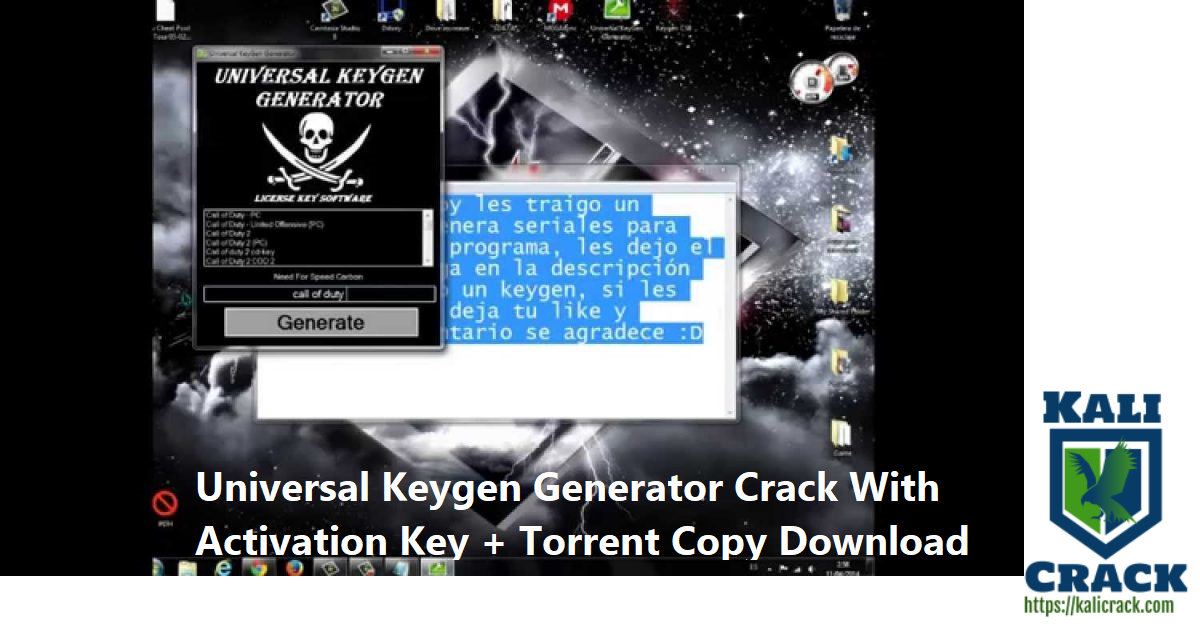 Universal Keygen Generator Crack With Activation Key + Torrent Copy Download
