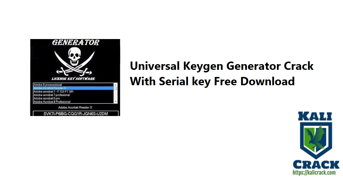 Universal Keygen Generator Crack With Serial key Free Download