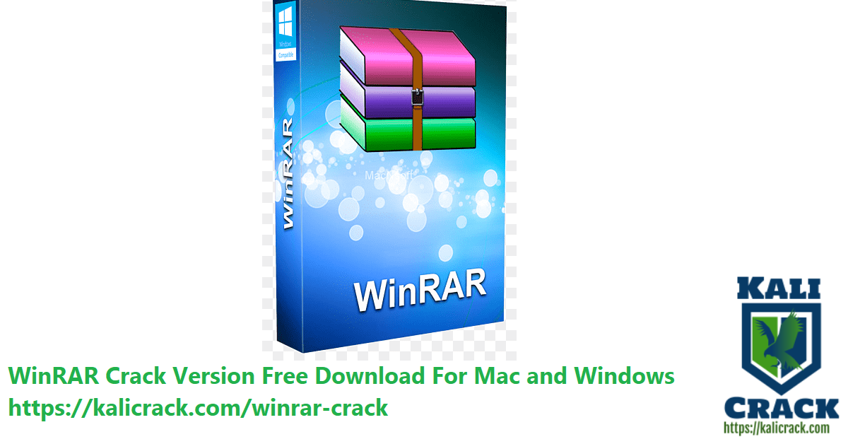 WinRAR Crack Version Free Download For Mac and Windows