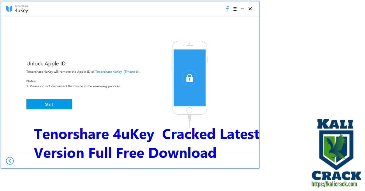 Tenorshare 4uKey Cracked Latest Version Full Free Download