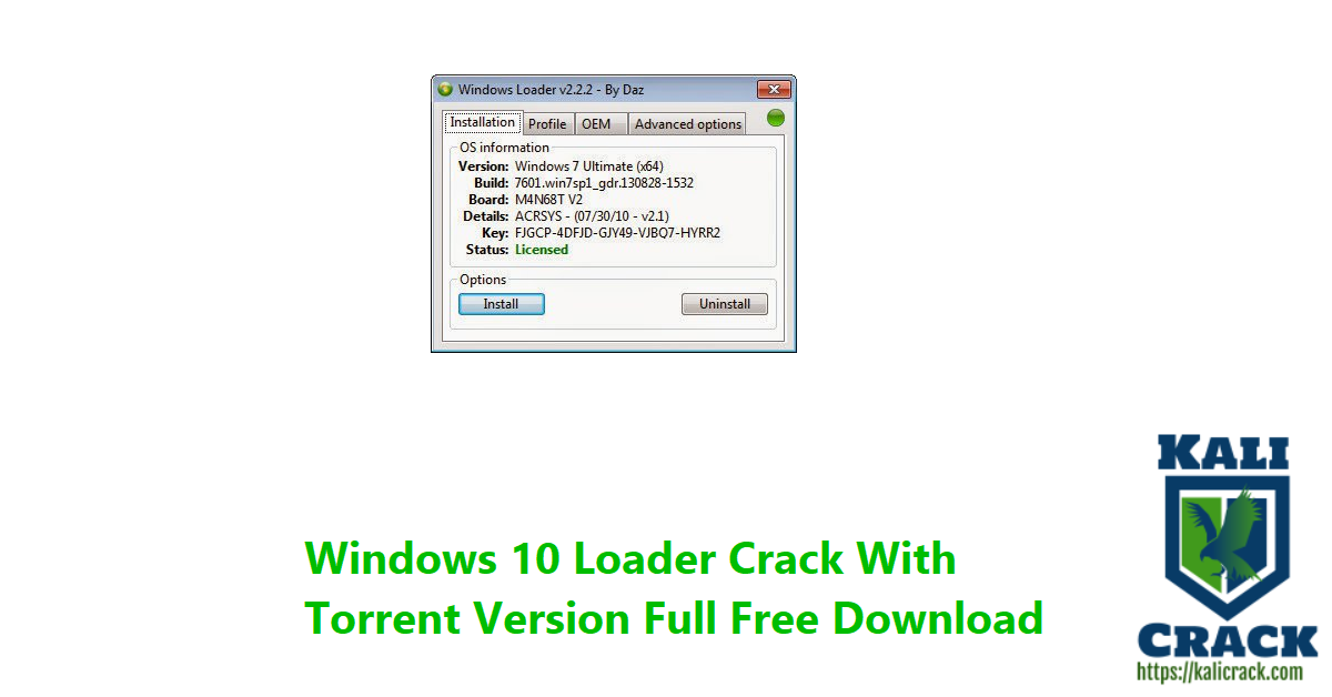 Windows 10 Loader Crack With Torrent Version Full Free Download