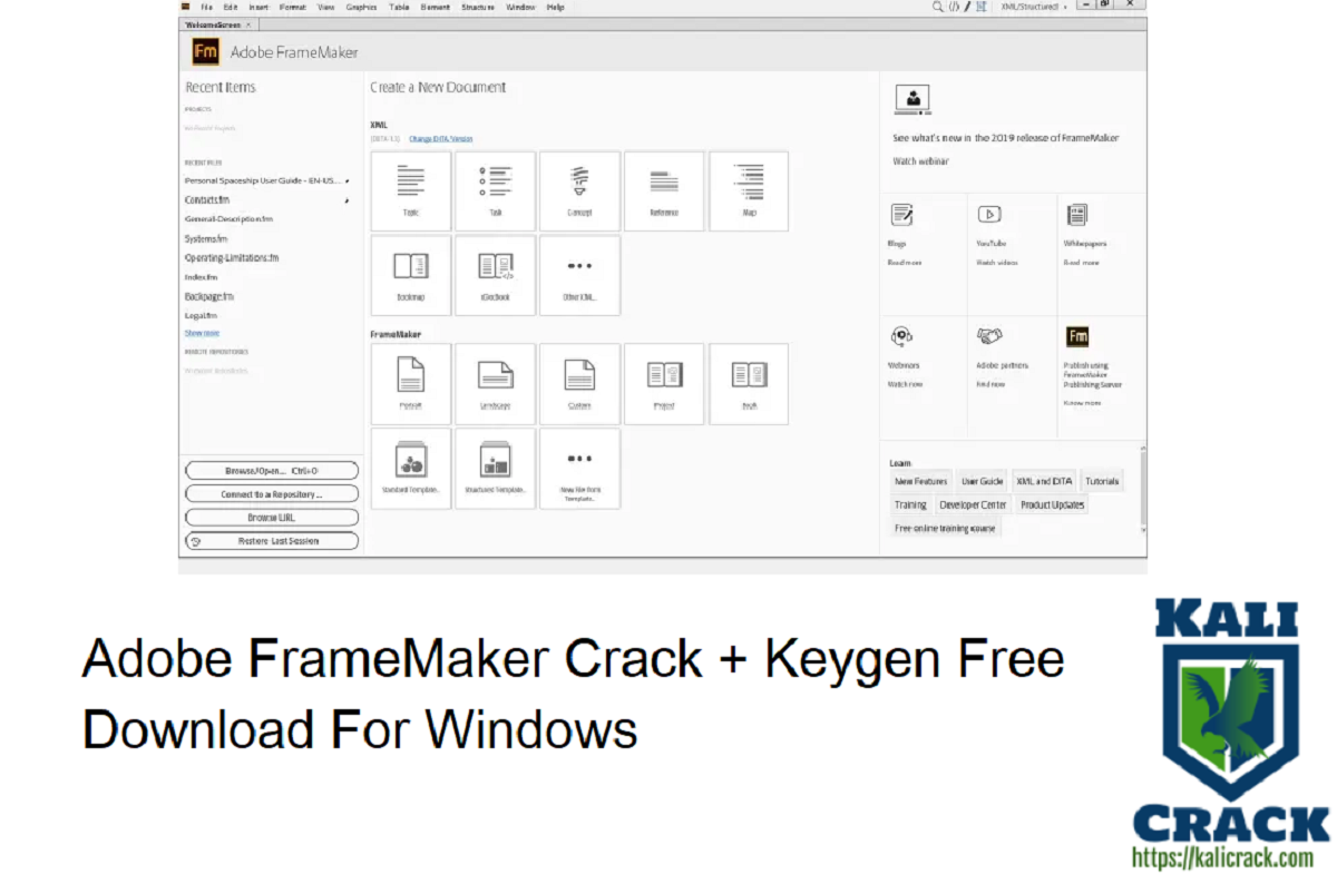 Adobe FrameMaker Crack