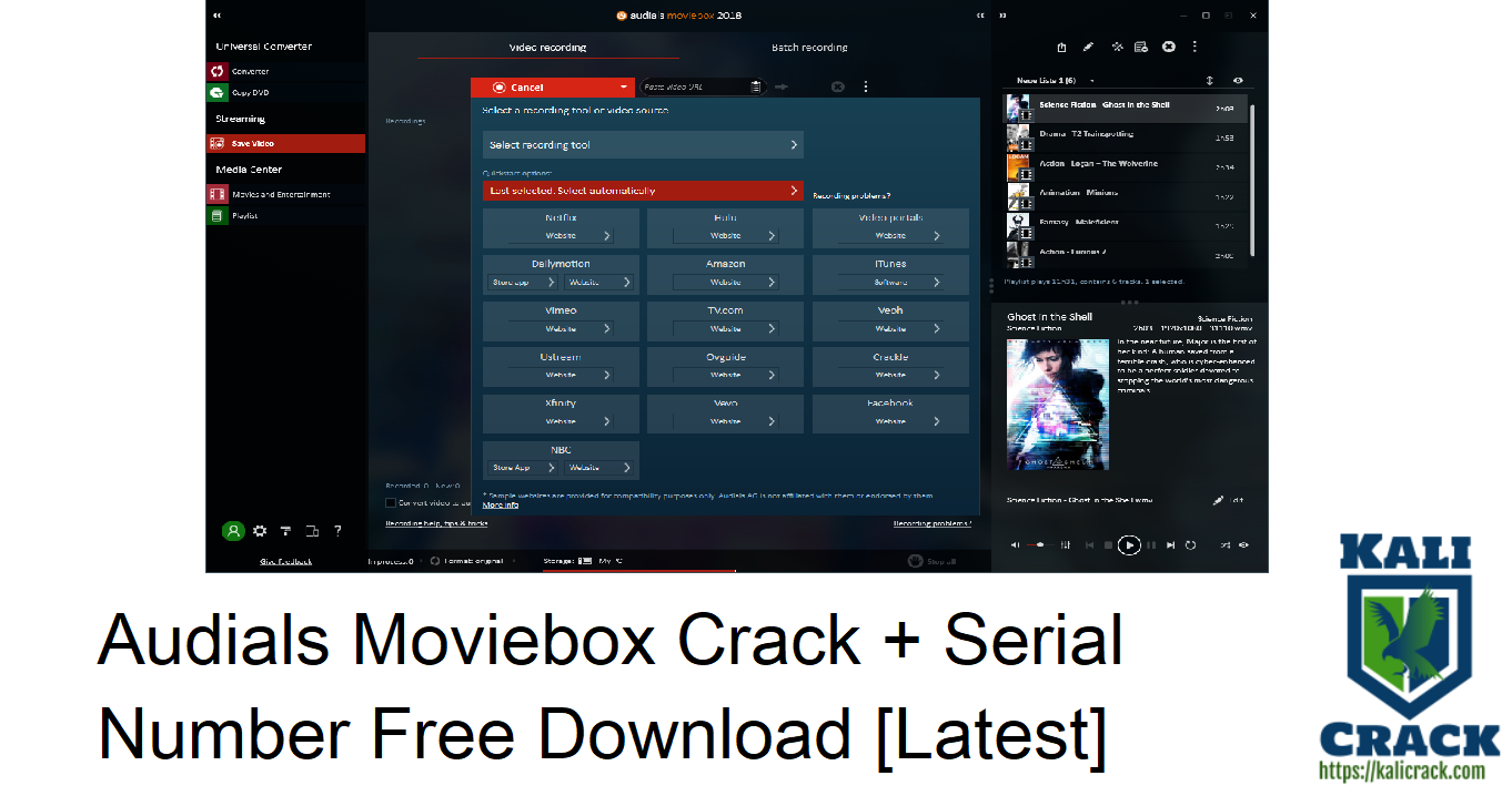 Audials Moviebox Crack