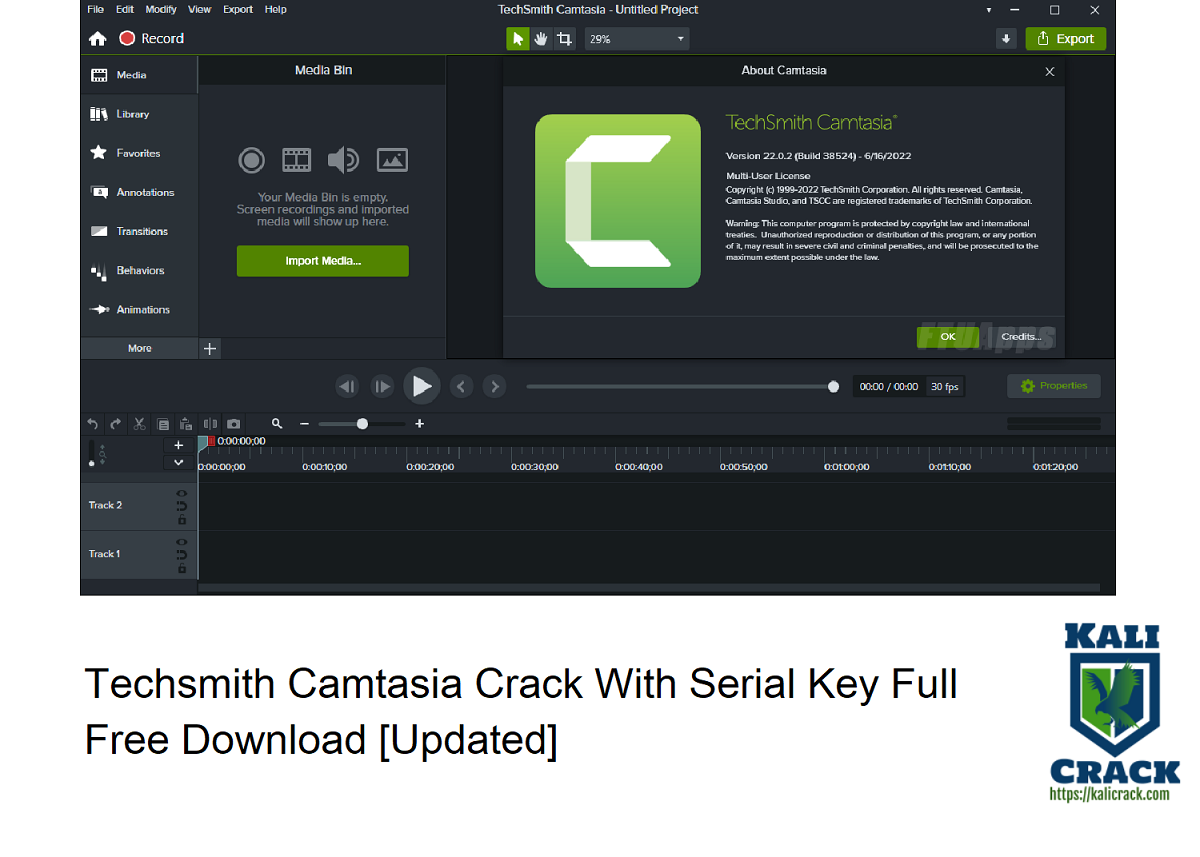 Techsmith Camtasia Crack 