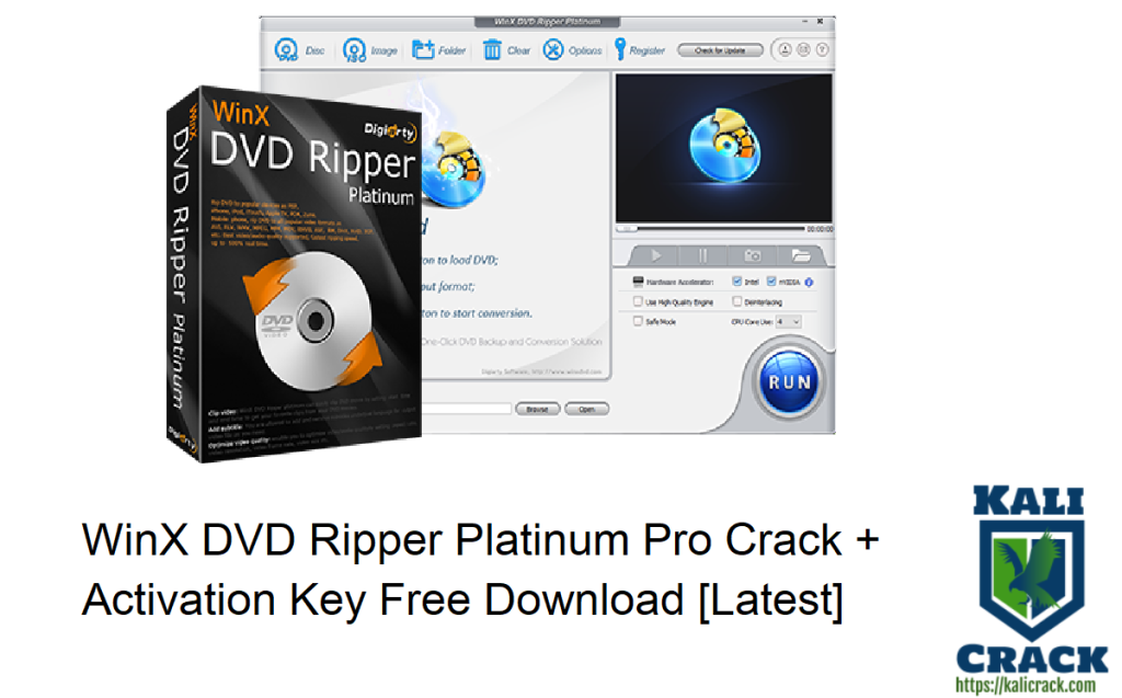 WinX DVD Ripper Platinum Pro Crack