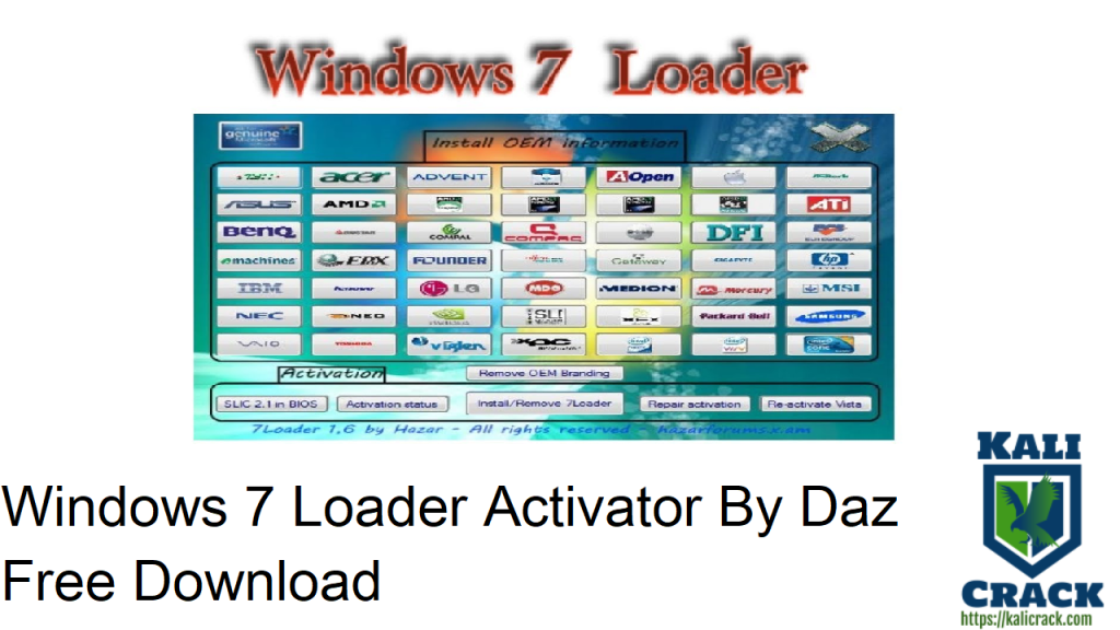 Windows 7 Loader Crack